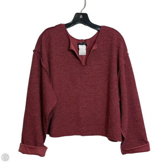 Top Long Sleeve By Urban Outfitters In Mauve, Size: S