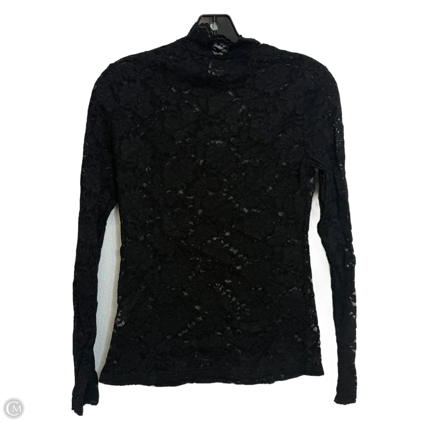 Top Long Sleeve By Clothes Mentor In Black, Size: M