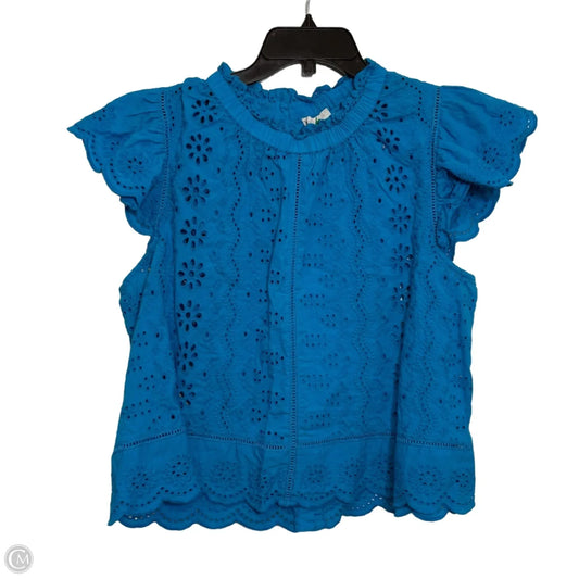 Top Sleeveless By Clothes Mentor In Blue, Size: Xl