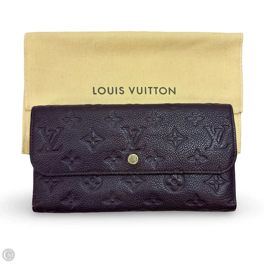 Wallet Luxury Designer By Louis Vuitton, Size: Medium