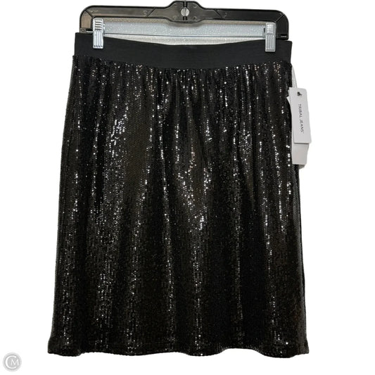Skirt Mini & Short By Tribal In Black, Size: M