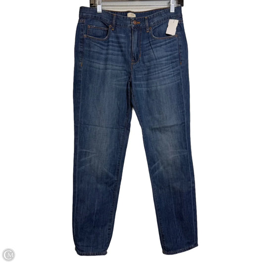 Jeans Straight By J. Crew In Blue Denim, Size: 4