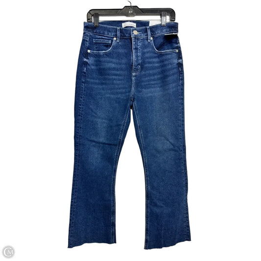 Jeans Flared By Loft In Blue Denim, Size: 6