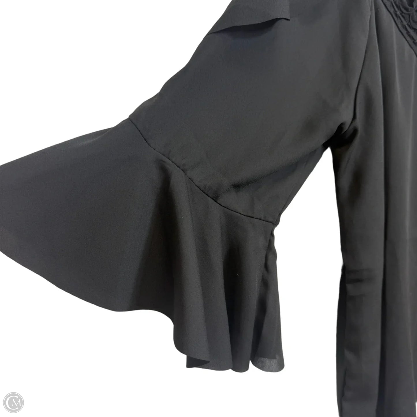 Top 3/4 Sleeve By Bebe In Black, Size: S