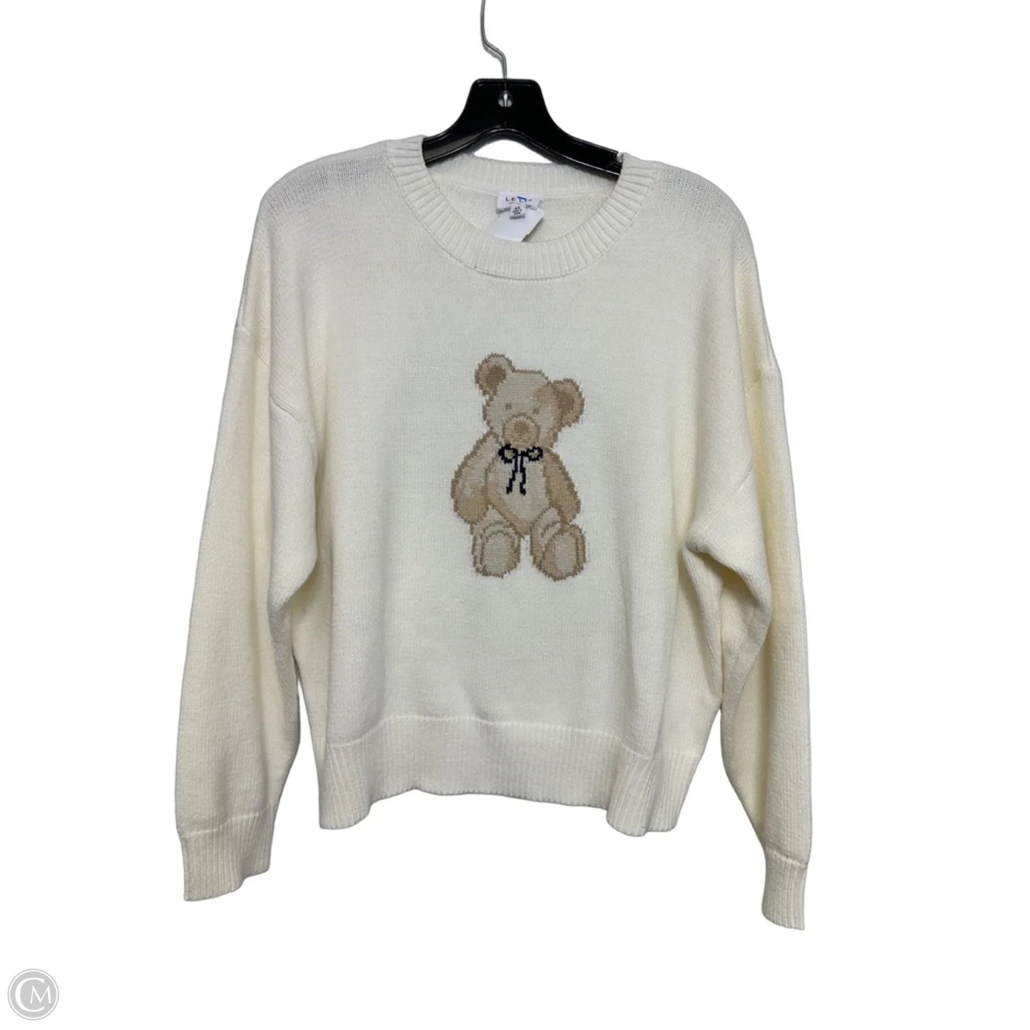 Sweater By Le Lis In Ivory, Size: Xs