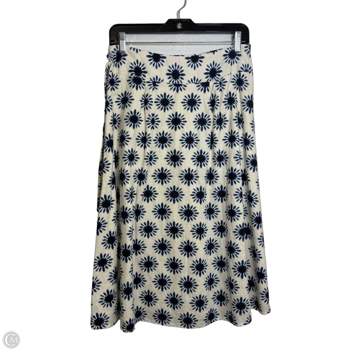 Skirt Midi By Loft In Navy, Size: 4p