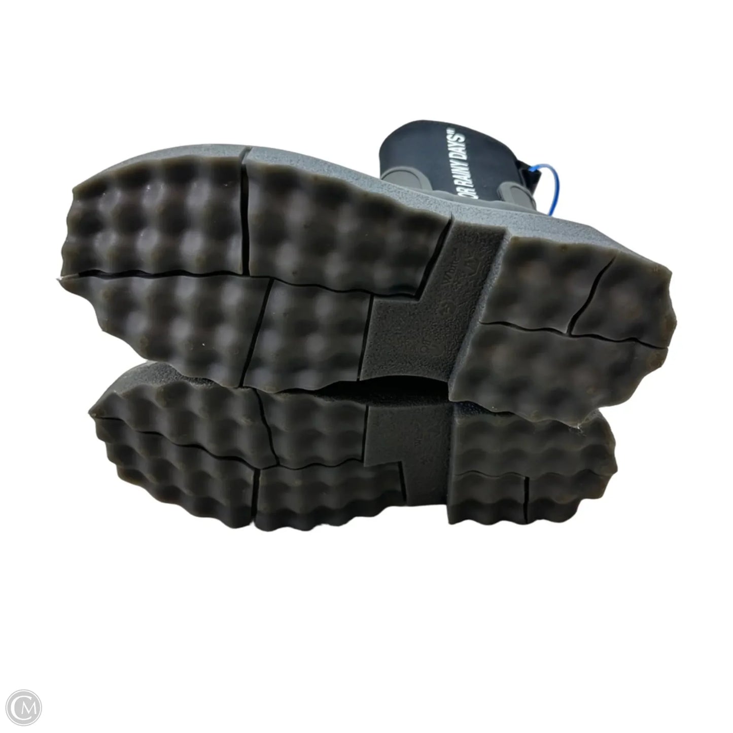 Sponge rubber rain Boot Luxury Designer By Off-white In Black