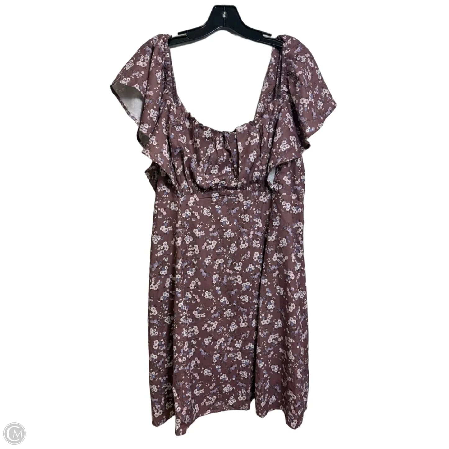 Dress Casual Short By Arula In Floral Print, Size: 2x