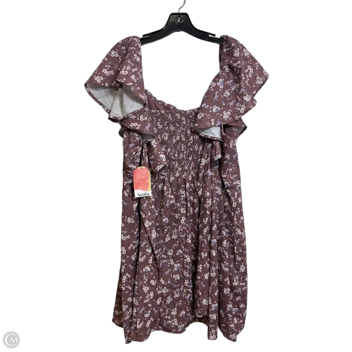 Dress Casual Short By Arula In Floral Print, Size: 2x