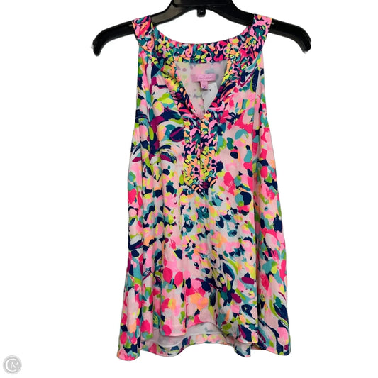 Top Sleeveless Designer By Lilly Pulitzer In Multi-colored, Size: S