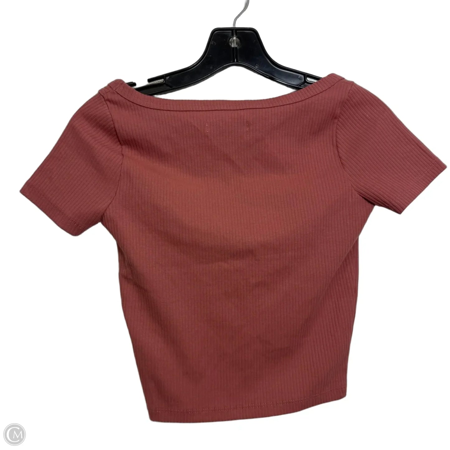 Top Short Sleeve Basic By Madewell In Mauve, Size: Xxs