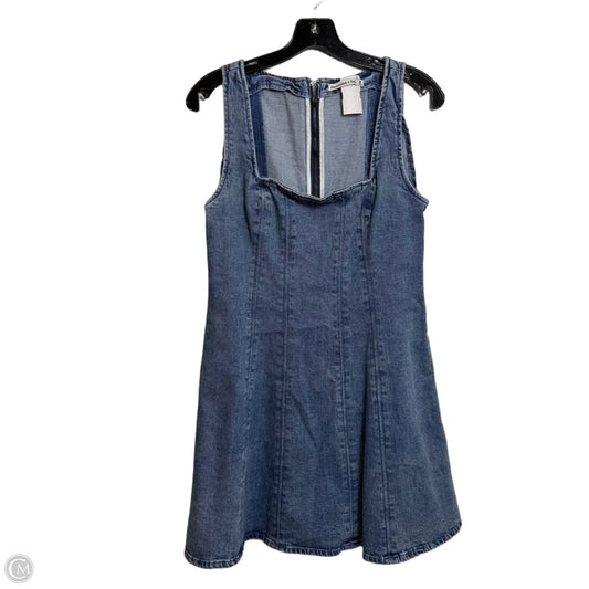 Dress Casual Short By Abercrombie And Fitch In Blue Denim, Size: M