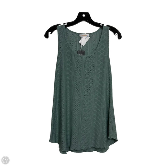 Top Sleeveless By Cmf In Green, Size: S