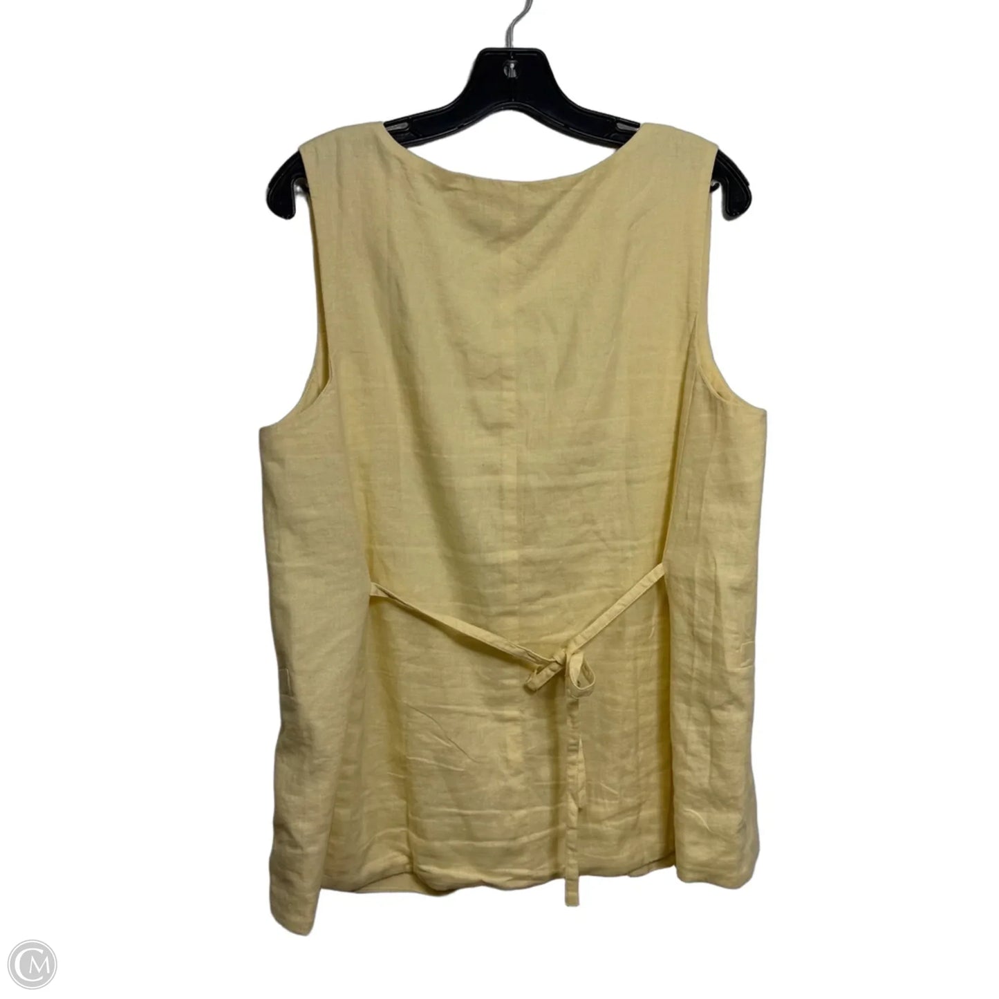 Vest Other By Loft In Yellow, Size: L