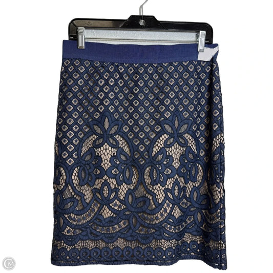 Skirt Mini & Short By Ann Taylor In Navy, Size: 8