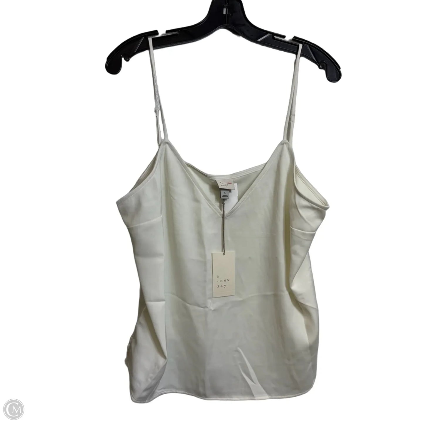 Tank Top By A New Day In Ivory, Size: L