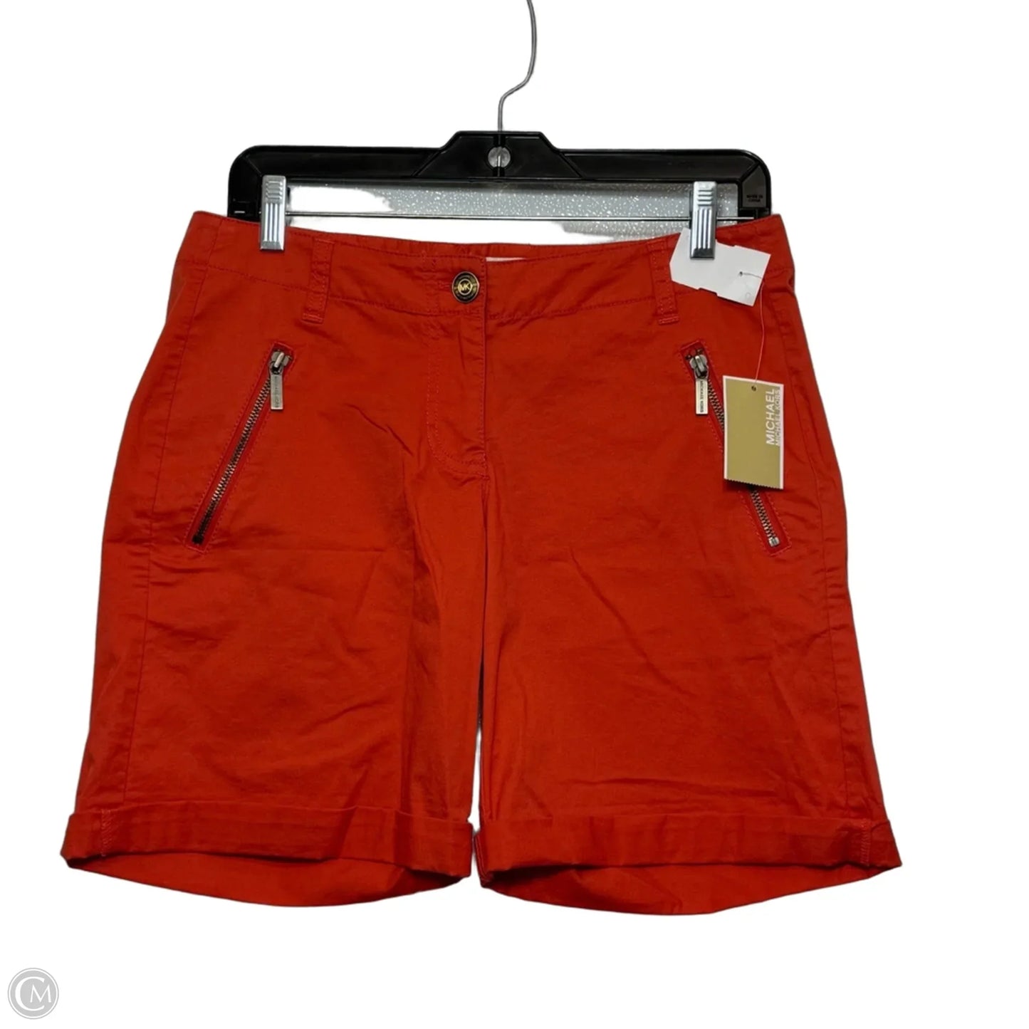 Shorts By Michael By Michael Kors In Orange, Size: 4