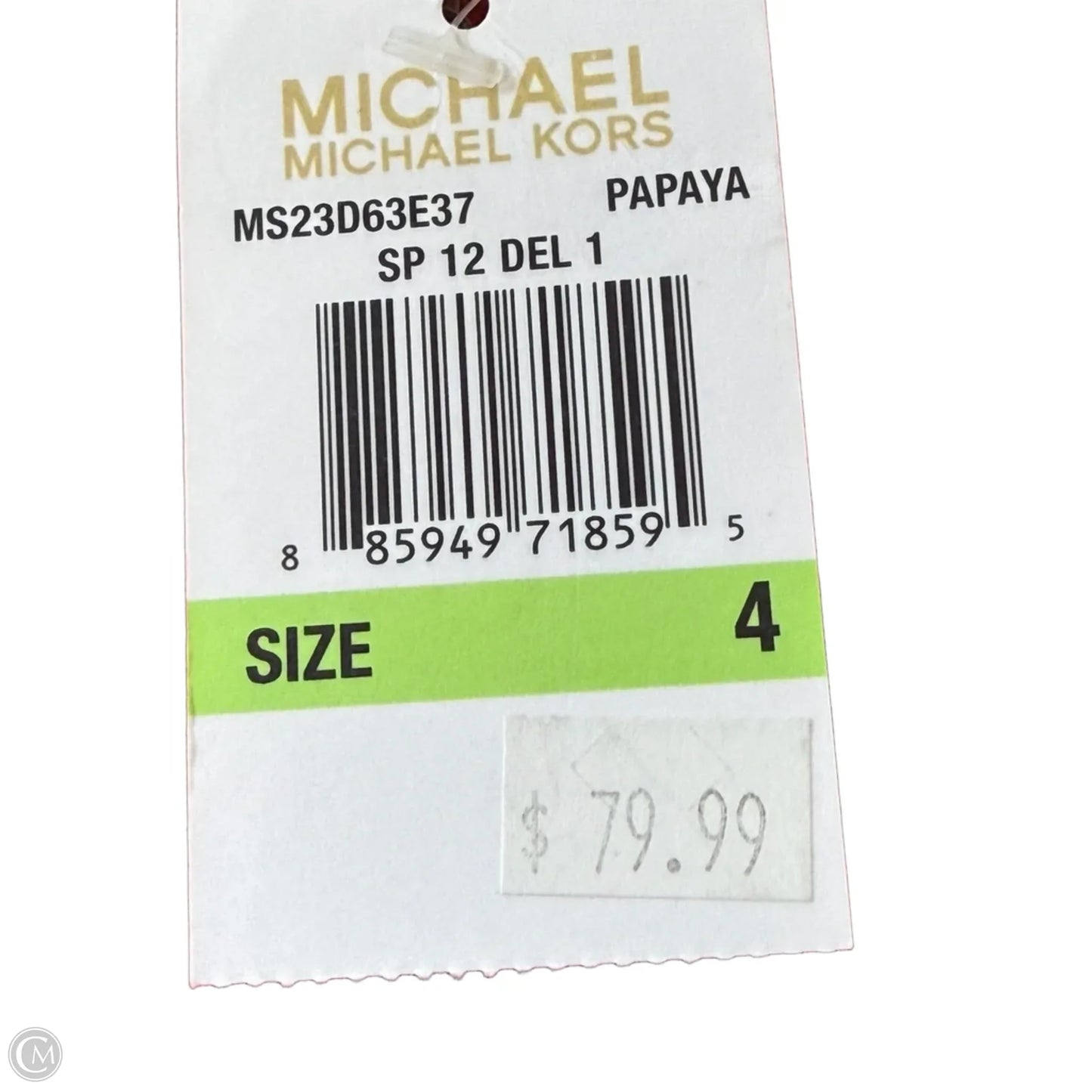 Shorts By Michael By Michael Kors In Orange, Size: 4
