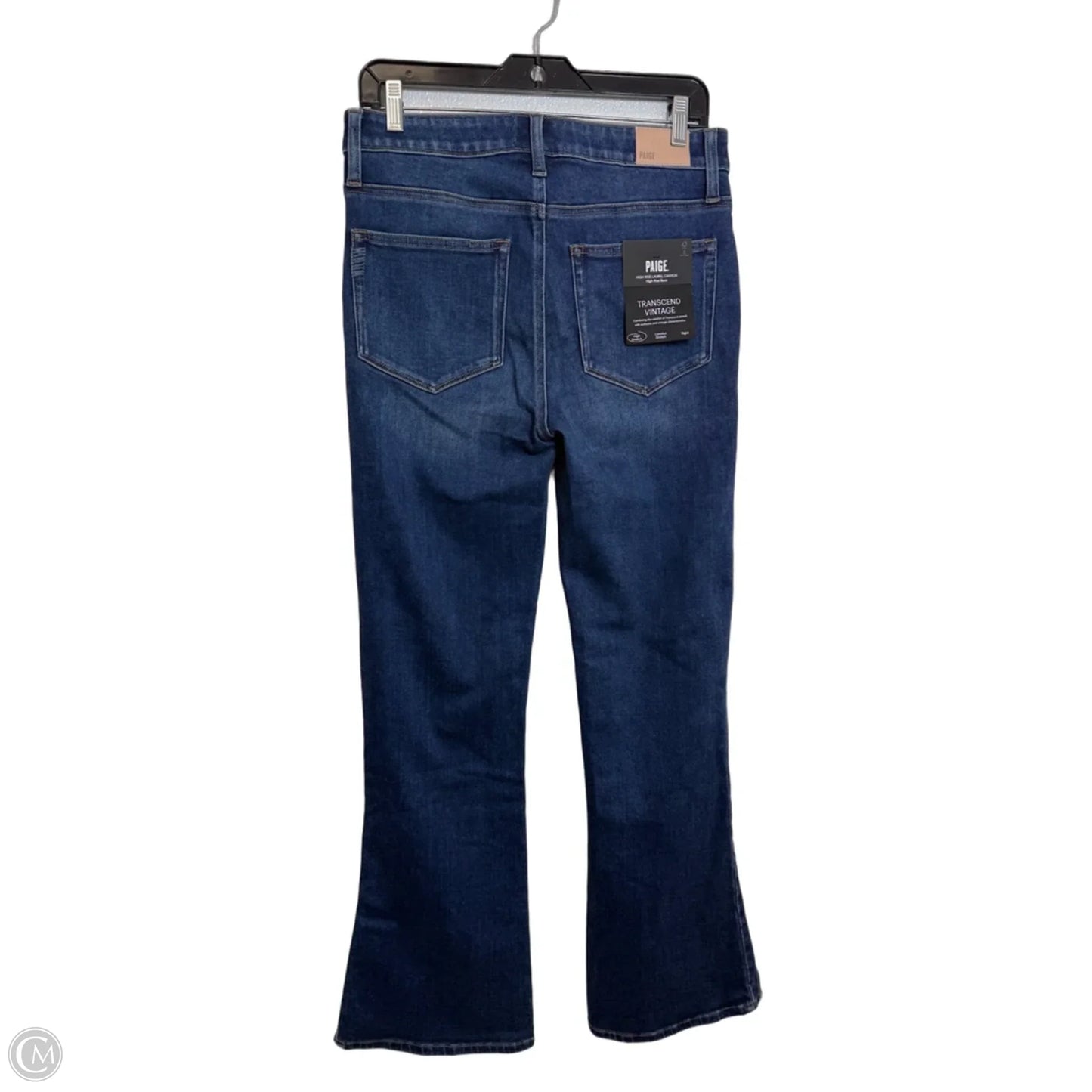 Jeans Boot Cut By Paige In Blue Denim, Size: 8