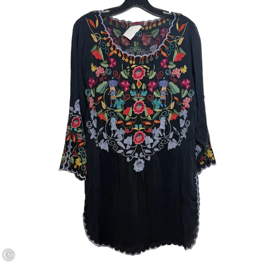 Top Tunic blouse By Johnny Was In Floral Print, Size: Xs