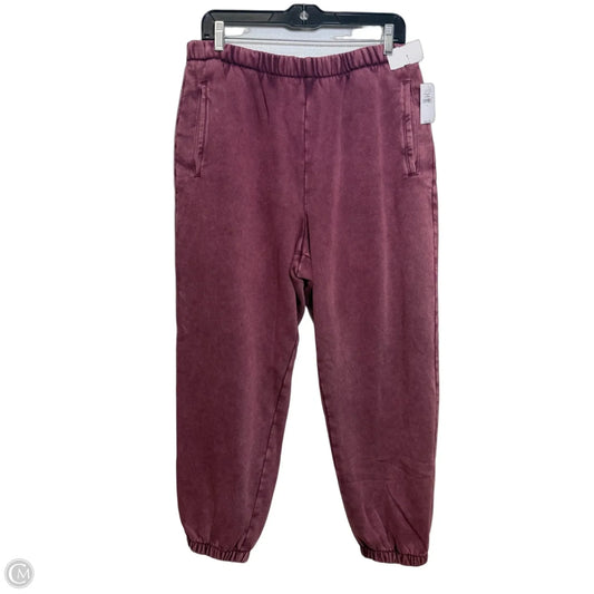 Pants Joggers By Gap In Maroon, Size: L