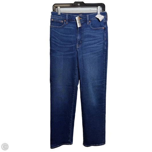 Jeans Straight By J. Crew In Blue Denim, Size: 6