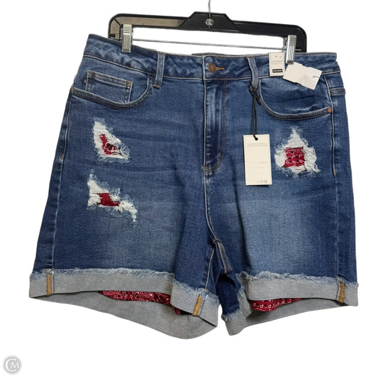 Shorts By Judy Blue In Blue Denim, Size: 2x