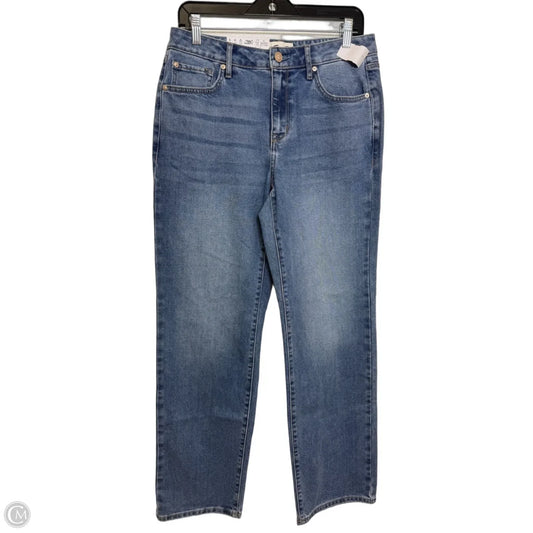 Jeans Straight By Seven 7 In Blue Denim, Size: 4