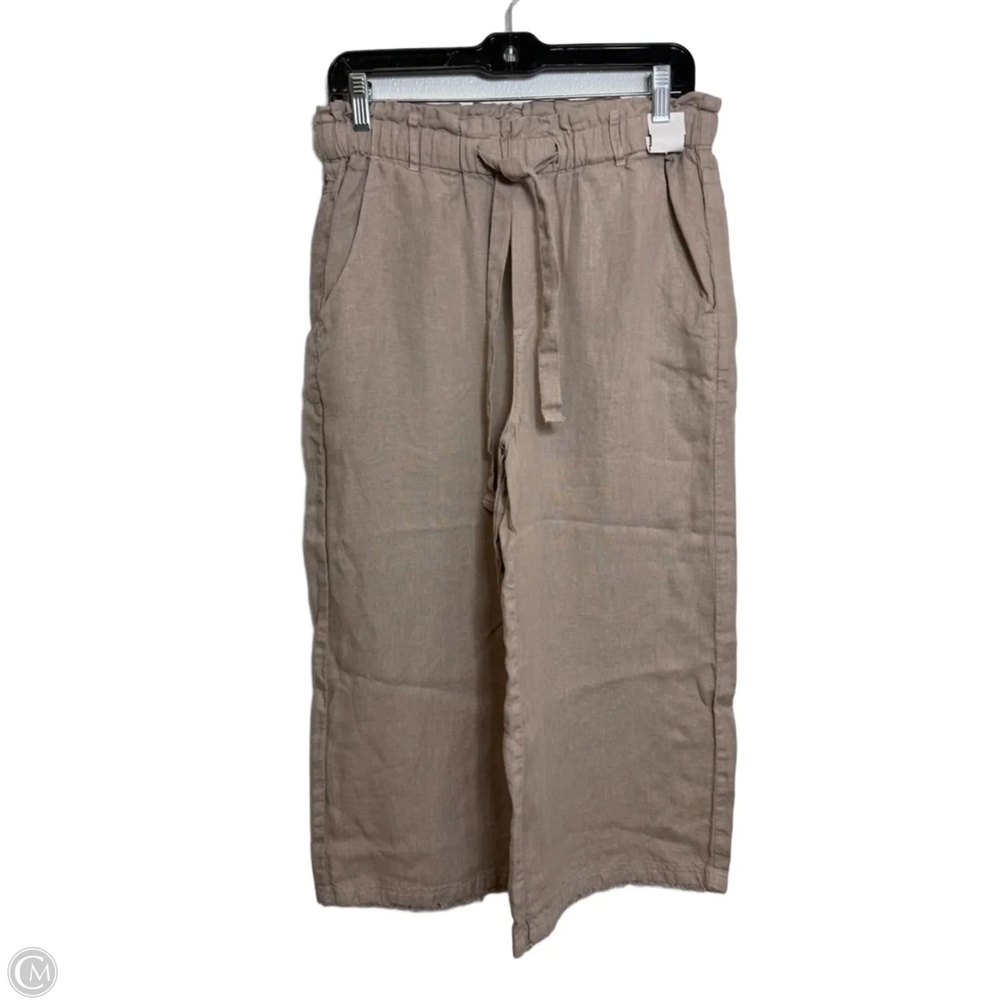 Pants Cropped By Cloth & Stone In Beige, Size: S