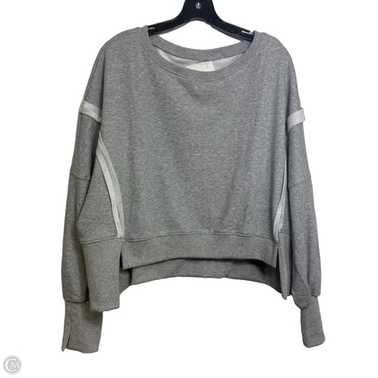 Top Long Sleeve By Cme In Grey, Size: Xl
