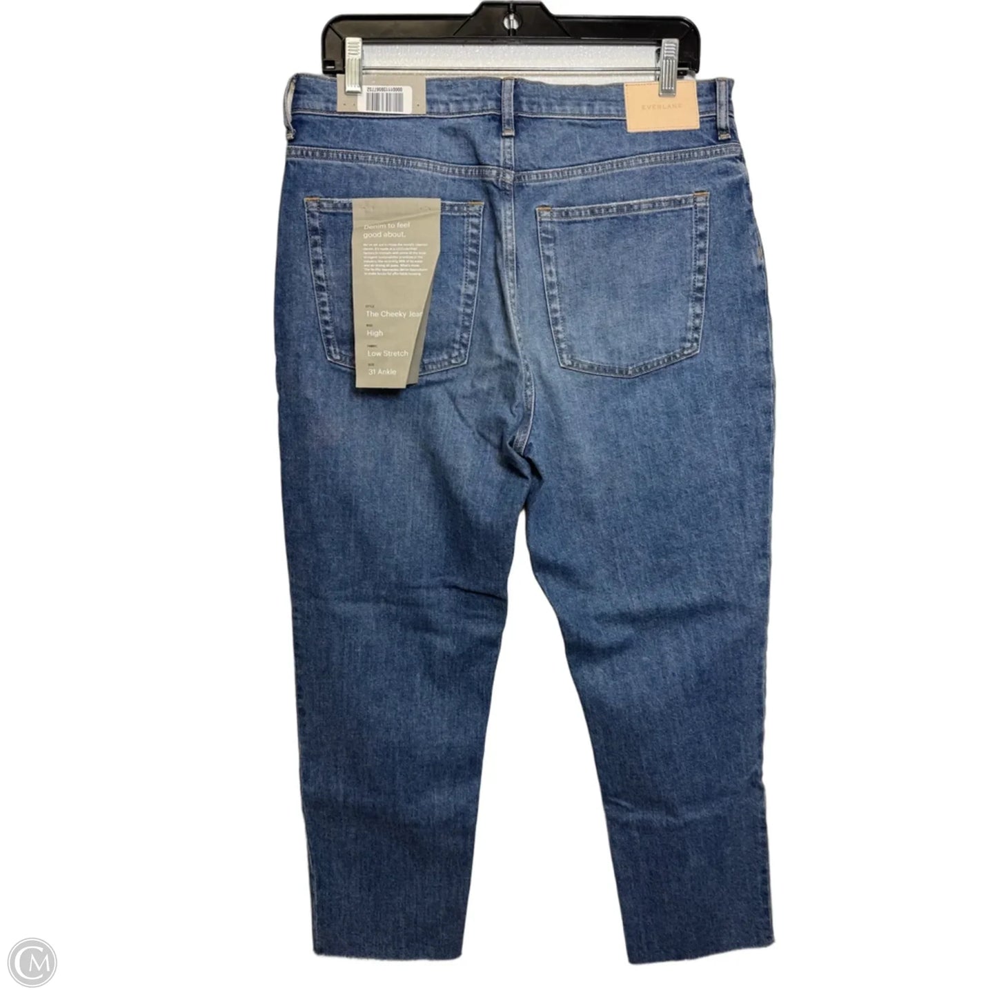 Jeans Cropped By Everlane In Blue Denim, Size: 12