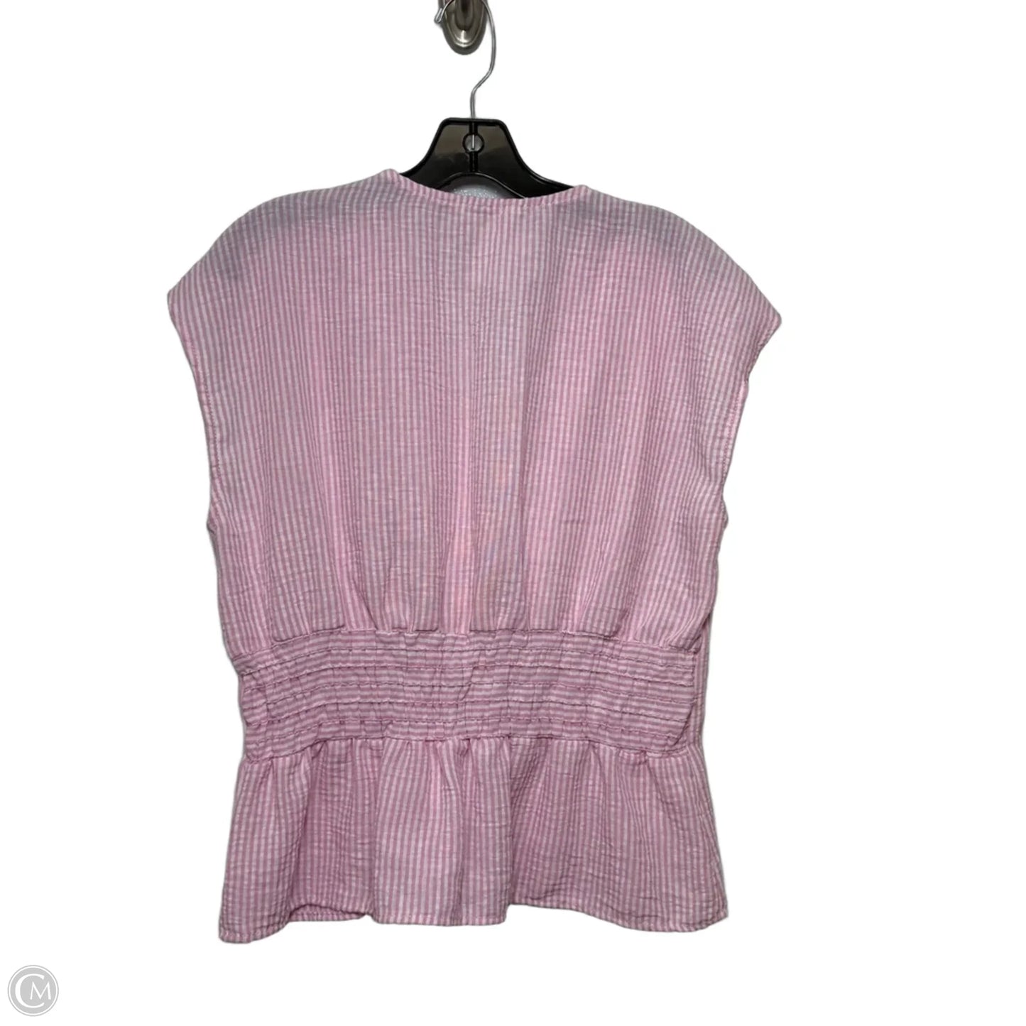 Top Sleeveless By Max Studio In Pink, Size: L