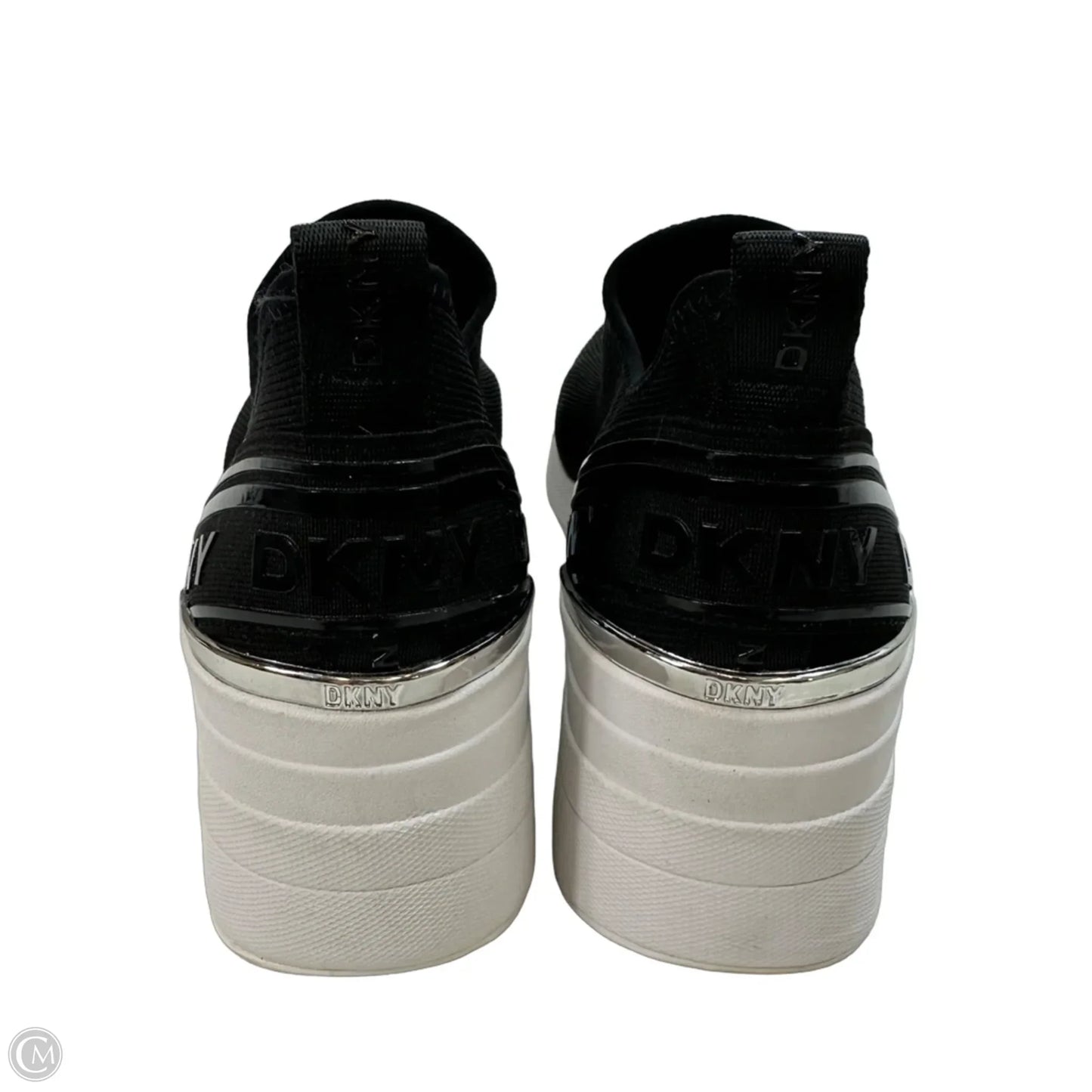 Shoes Sneakers By Dkny In Black, Size: 8