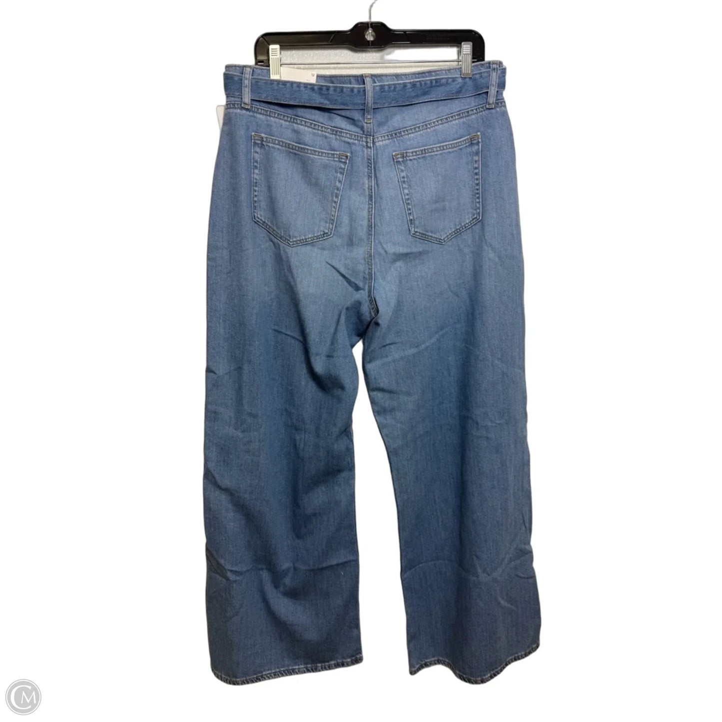 Jeans Wide Leg By Loft In Blue Denim, Size: 12