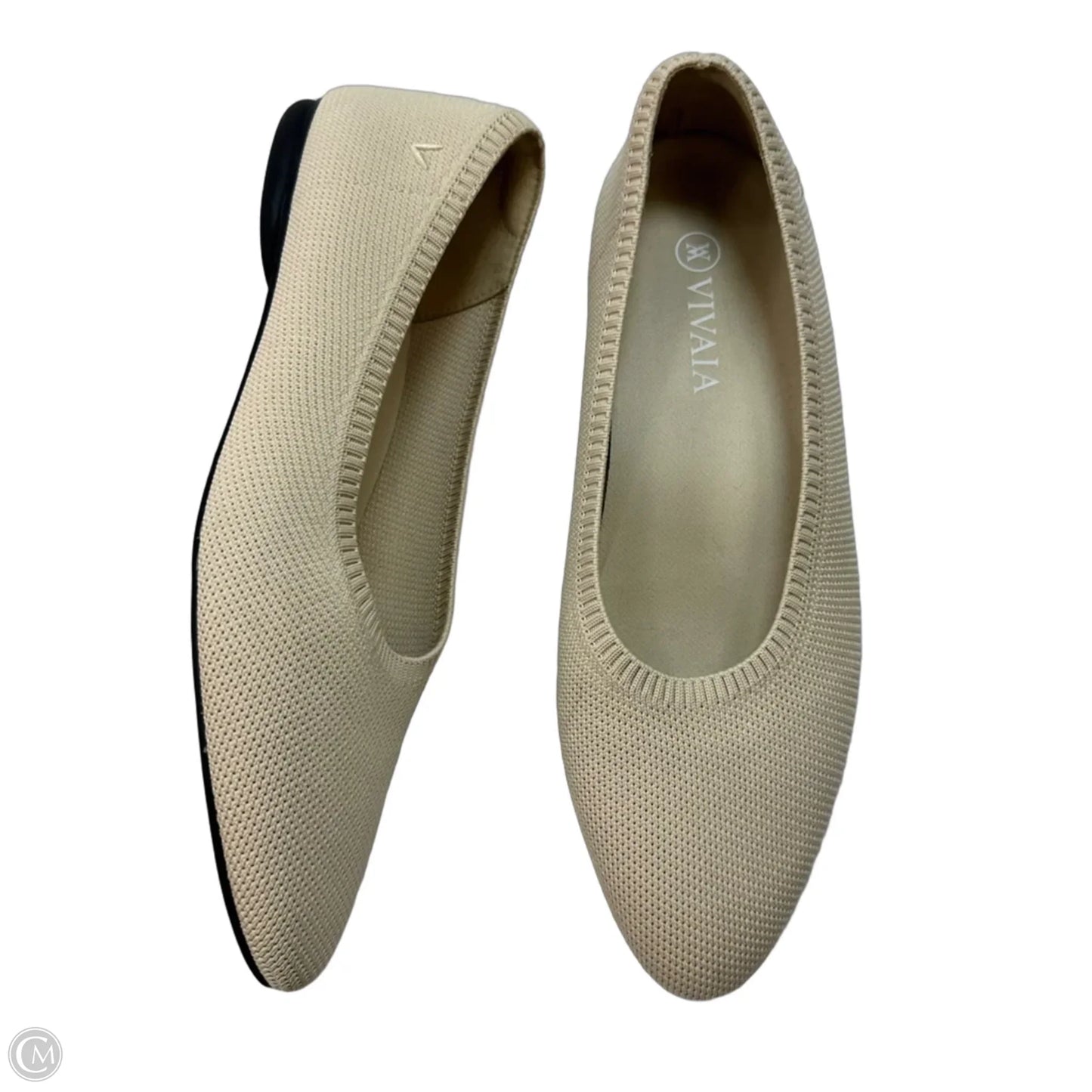 Shoes Flats By Vivaia In Beige, Size: