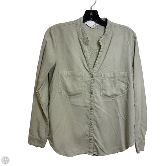 Top Long Sleeve By Cloth & Stone In Tan, Size: S