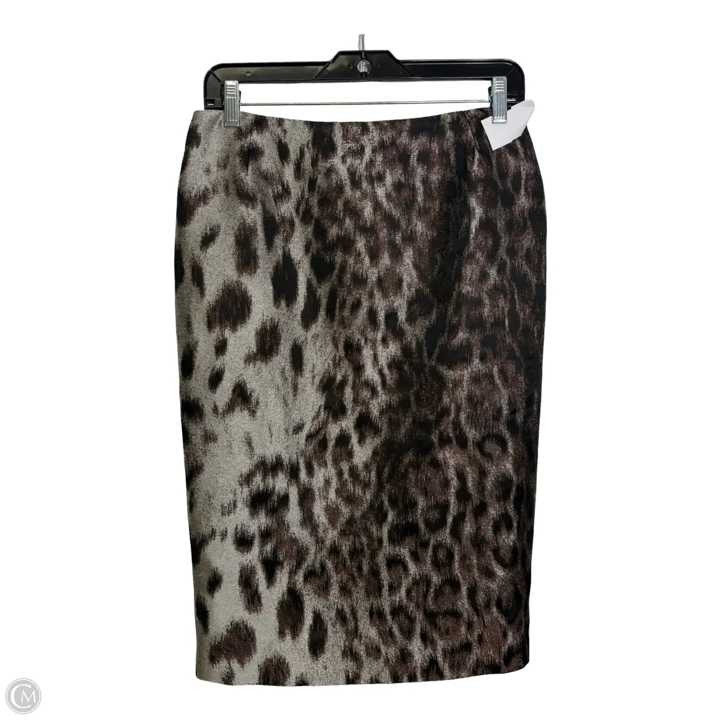 Skirt Designer By Lafayette 148 In Animal Print, Size: 6