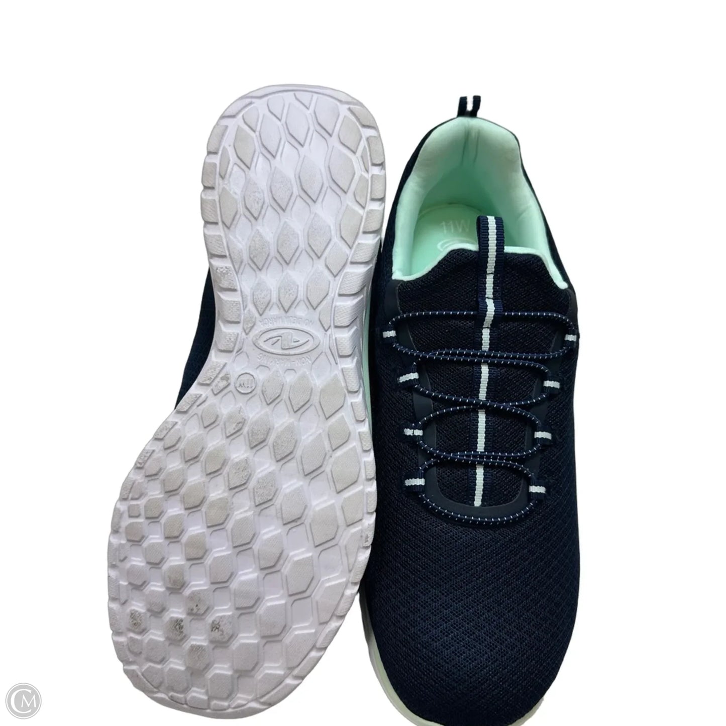 Shoes Sneakers By Athletic Works In Navy, Size: 11 WIDE