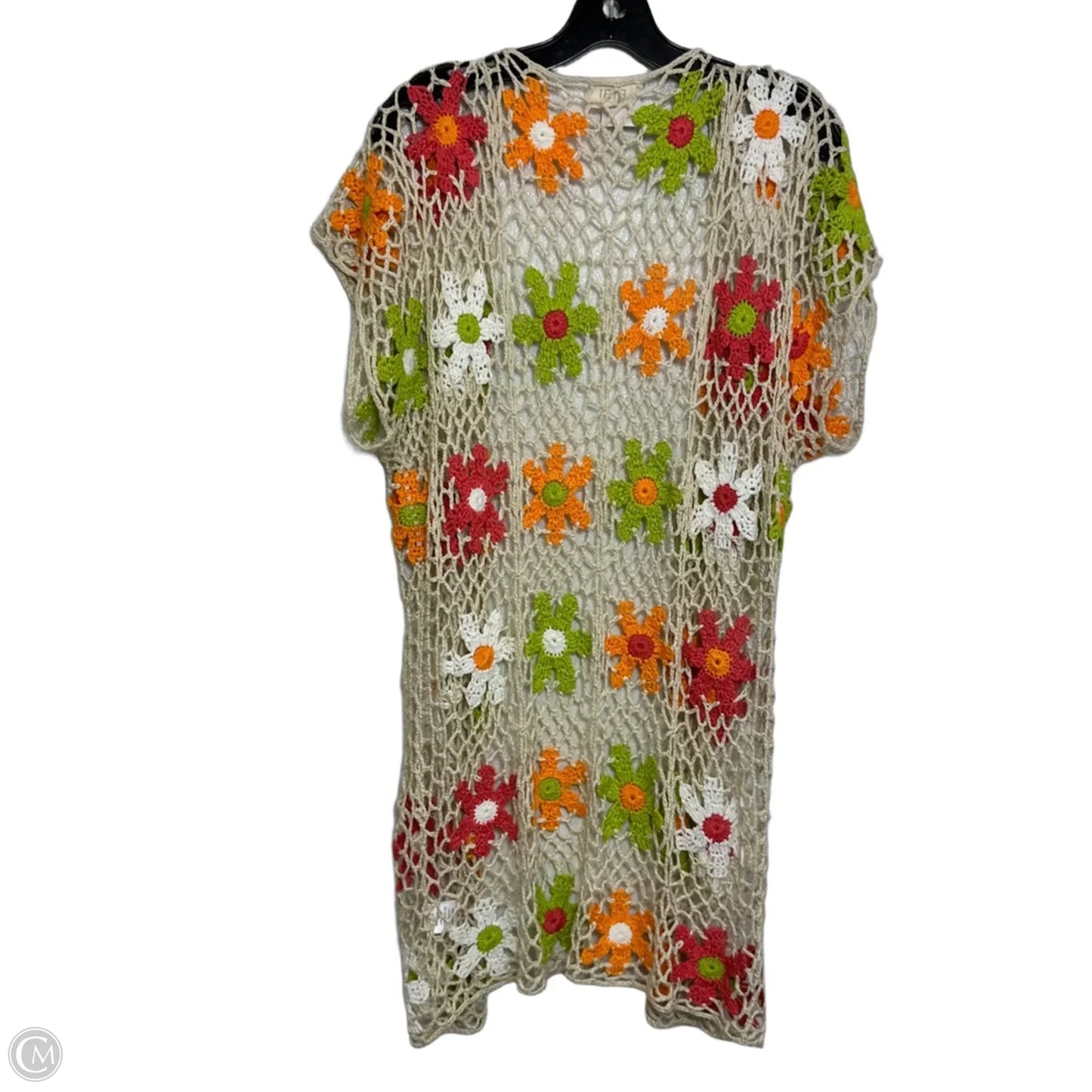 Cardigan By Bibi In Floral Print, Size: Xl
