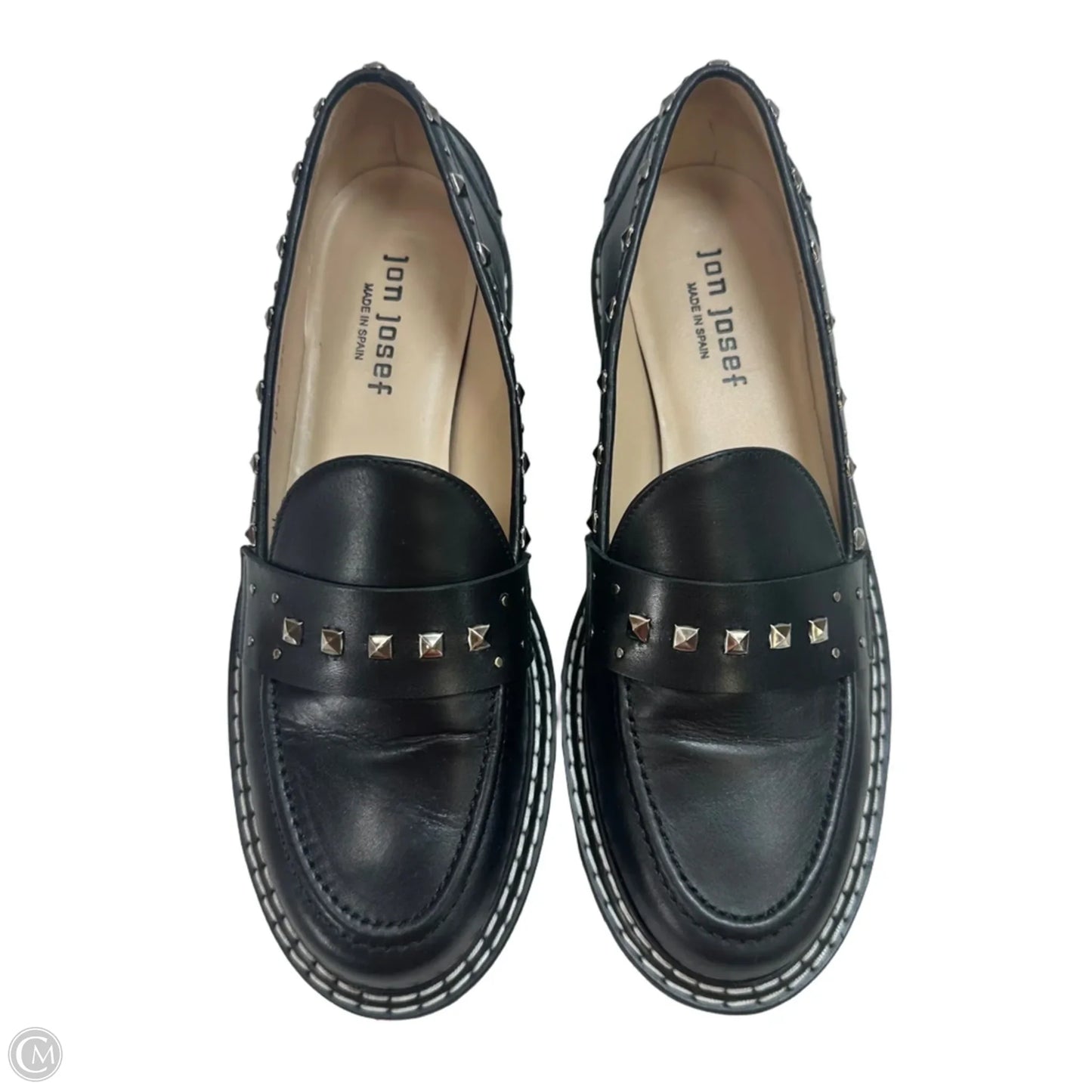 Loafers Shoes Flats By JON JOSEPH In Black, Size: 38