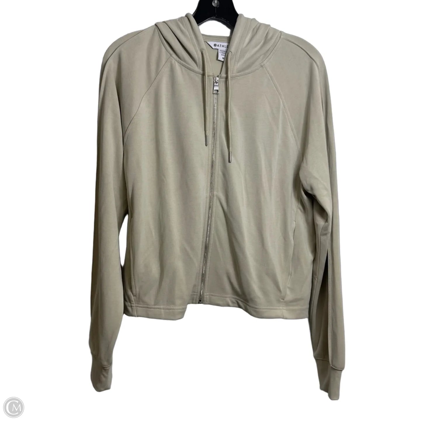 Athletic Jacket By Athleta In Beige, Size: M