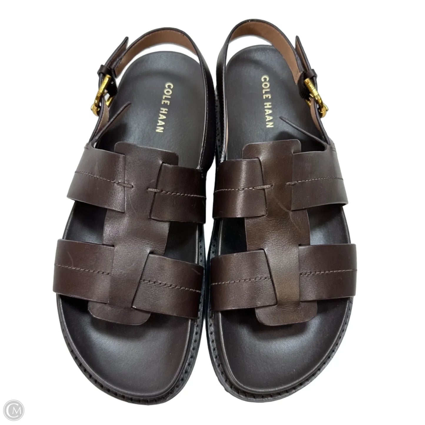 Sandals Flats By Cole-haan In Brown, Size: 7.5
