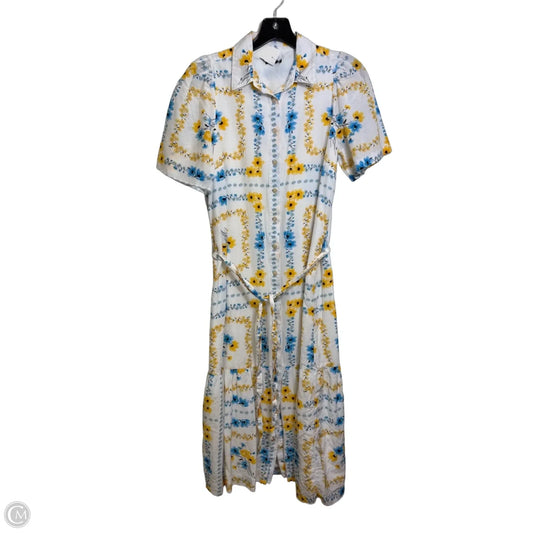 Dress Casual Maxi By Ann Taylor In Floral Print, Size: 4