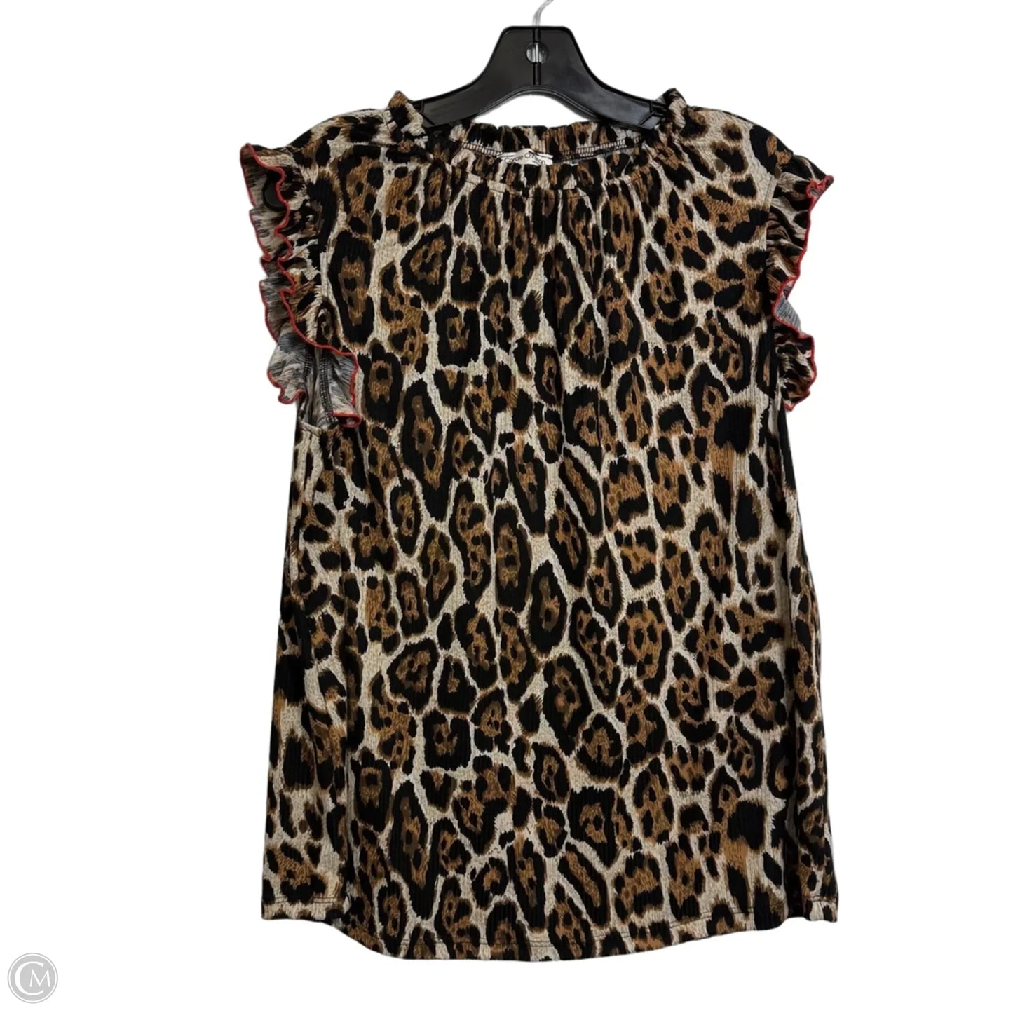 Top Sleeveless By Clothes Mentor In Animal Print, Size: Xl