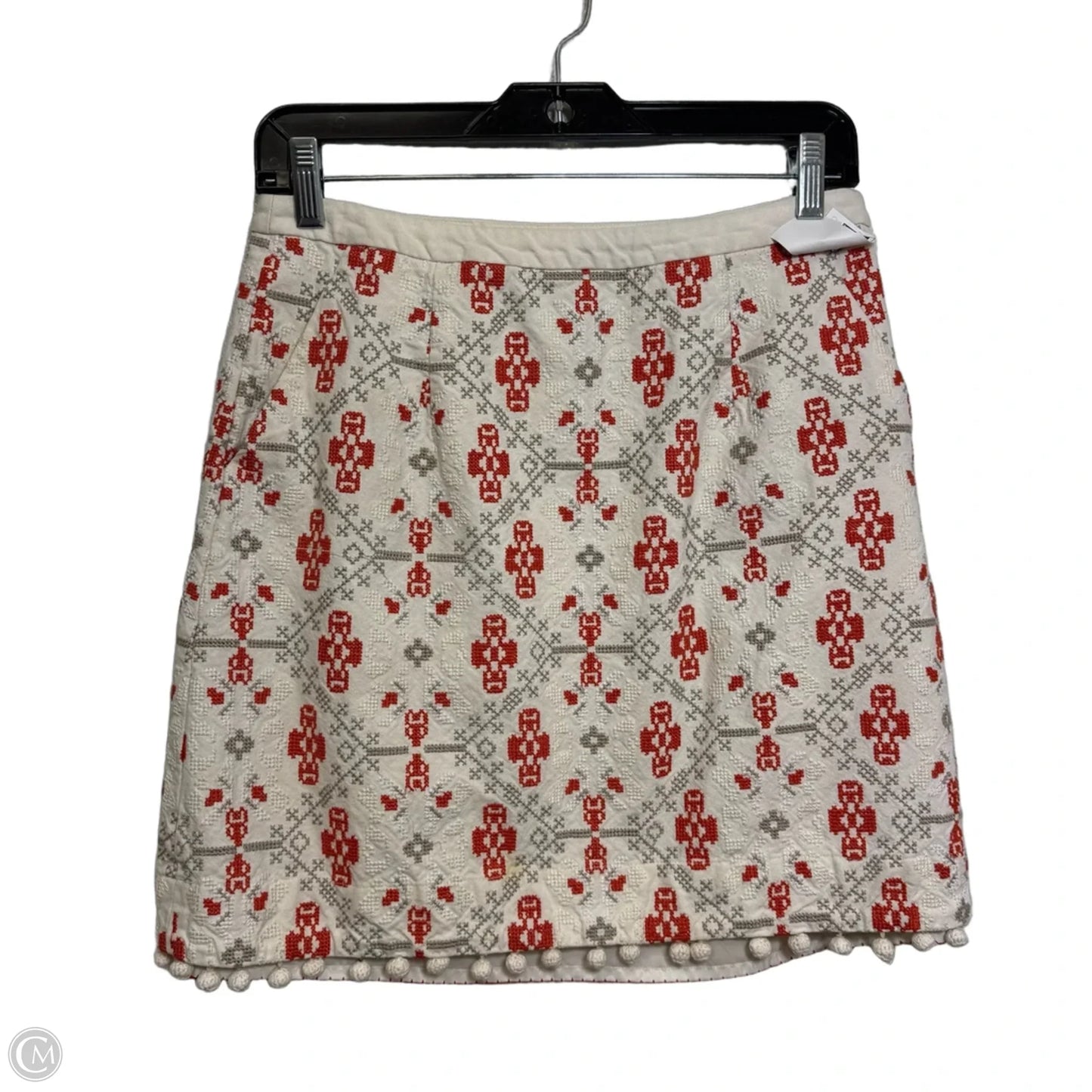 Skirt Mini & Short By Maeve In Ivory, Size: 2