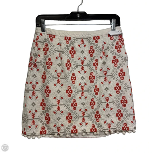 Skirt Mini & Short By Maeve In Ivory, Size: 2