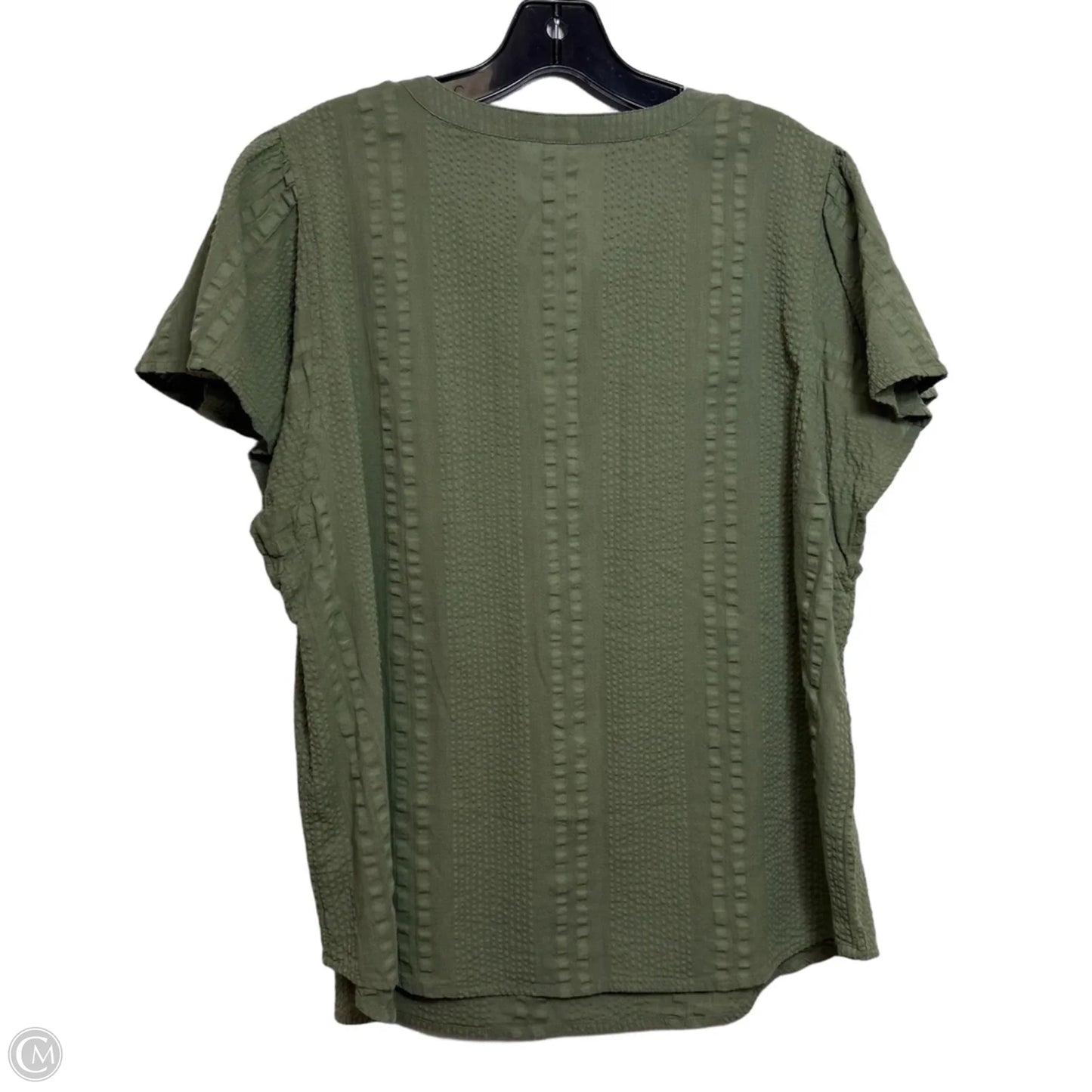Top Short Sleeve By J. Jill In Green, Size: L