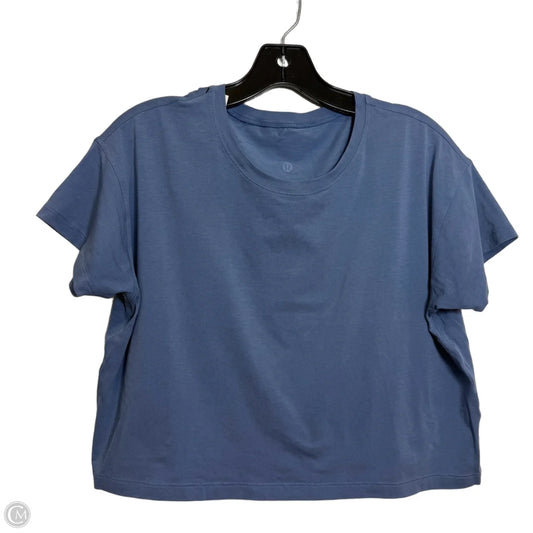 Top Short Sleeve Basic By Lululemon In Blue, Size: S