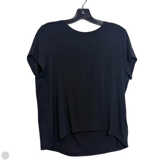 Athletic Top Short Sleeve By Athleta In Navy, Size: Xs
