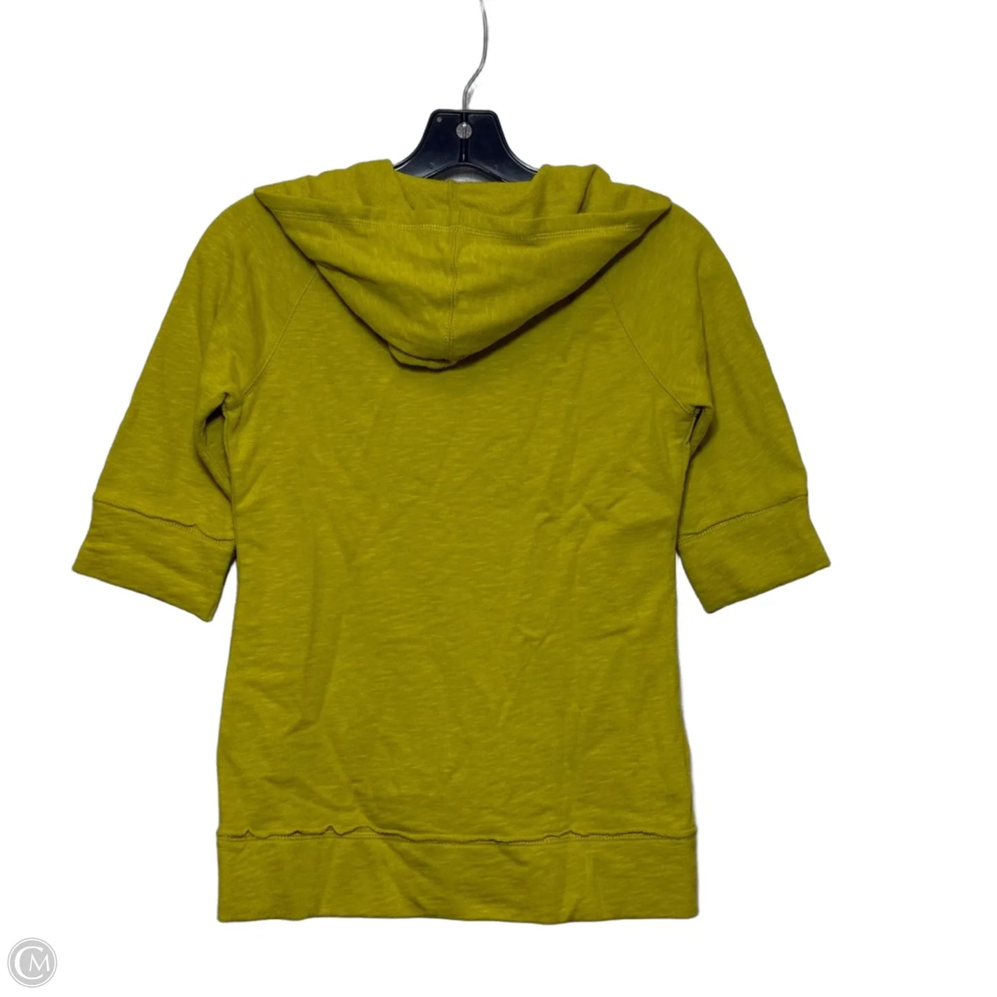 Athletic Jacket By Loft In Chartreuse, Size: Xs